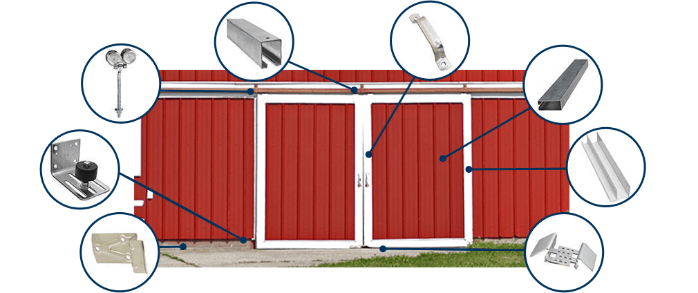national barn door hardware tab loc patented all steel sliding door ...