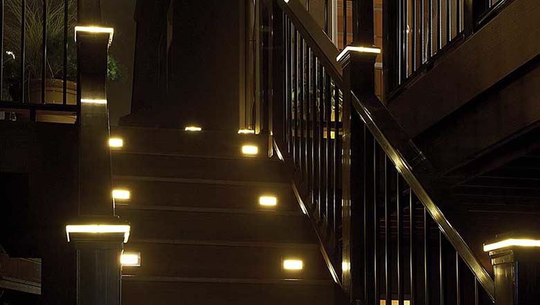 Deck Lighting Outdoor Deck Lighting Products Low voltage LED deck lighting