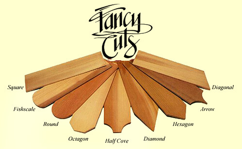 Western Red Cedar Shake Siding Shakertown Shingle Fancy Cuts Shingle