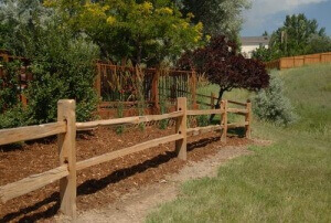 Post And Rail Fencing | Cedar Split Rail Fence | Rustic Fencing